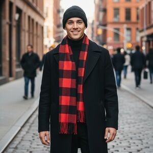 NWT Club Room by‎ Macys Men’s Hat & Scarf Set Gifts Warm Stocking Stuffer Soft